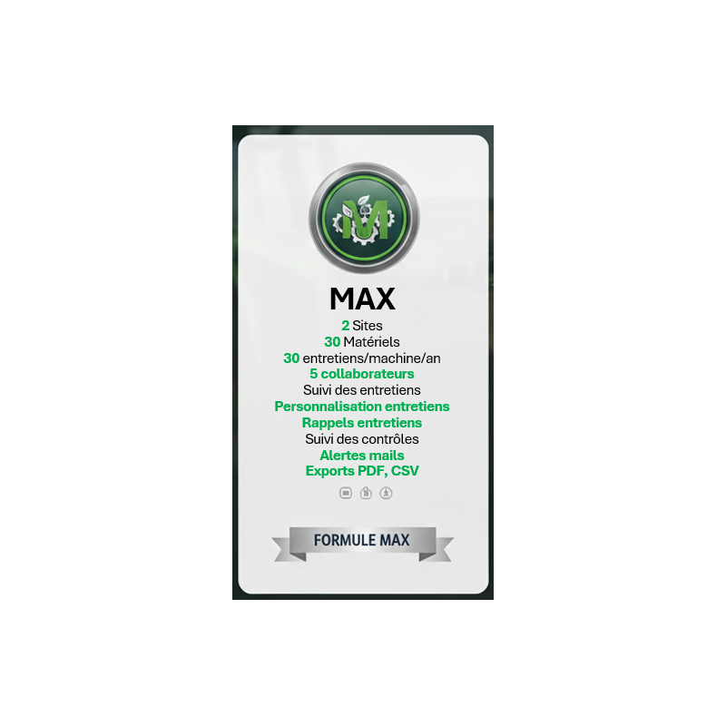 Offre Max Agrimaintenance.com