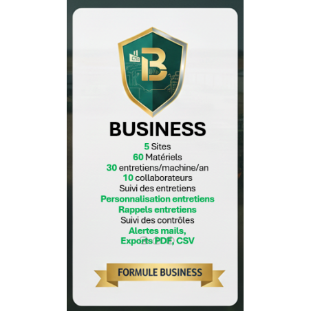 Offre Business Agrimaintenance.com